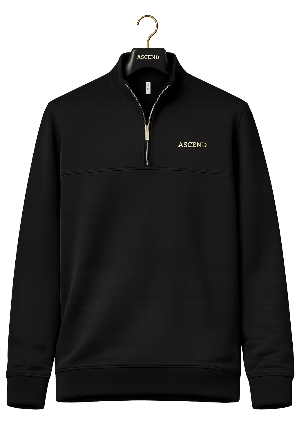 Ascend Deep-Black Quarter-Zip